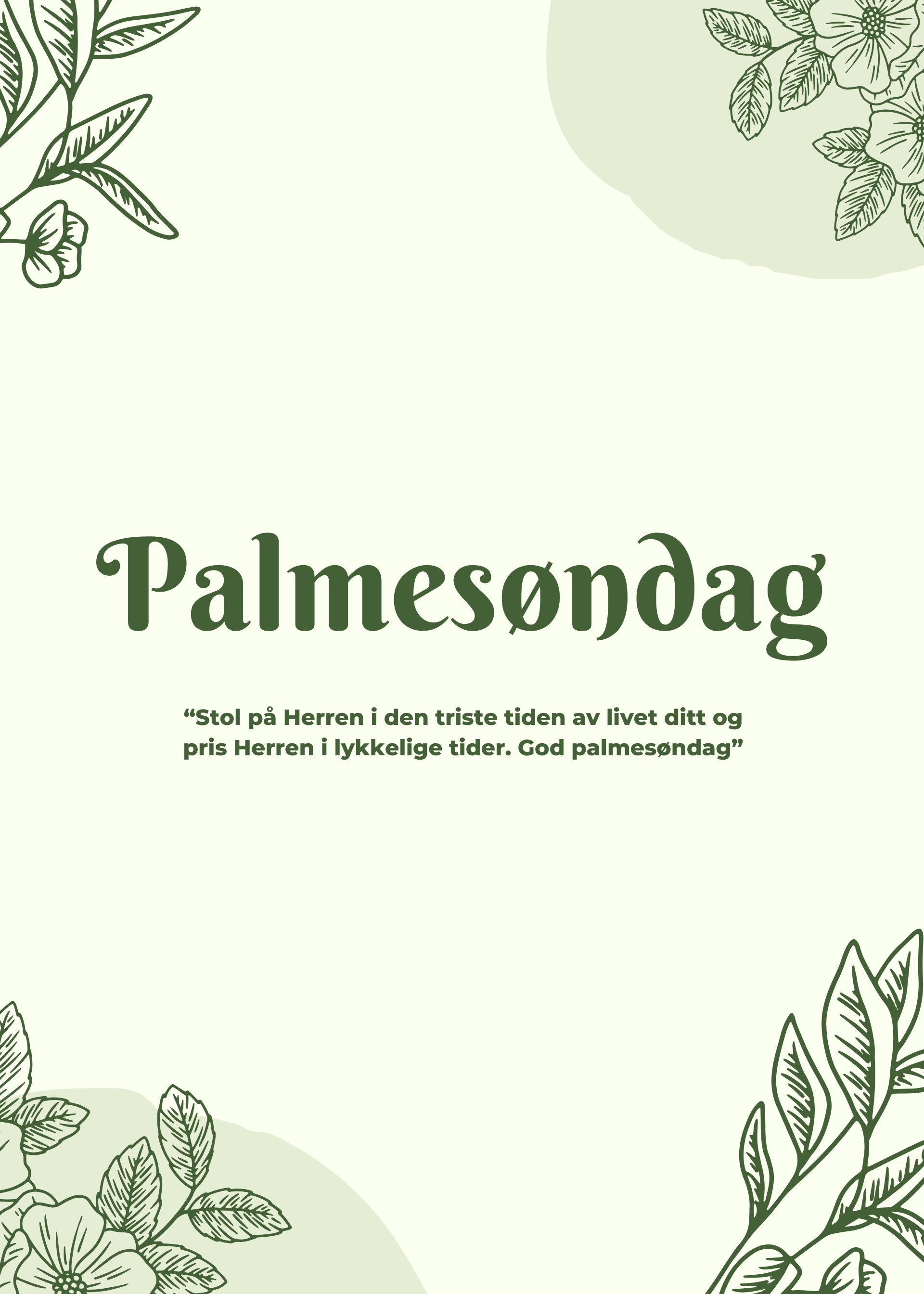 Palmesøndag